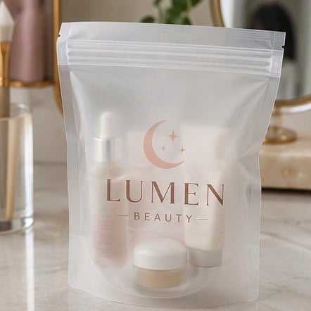 Customized ziplock bags for cosmetics and Samples