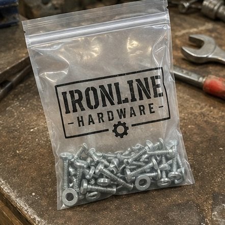 Customized ziplock bags for hardware and Parts