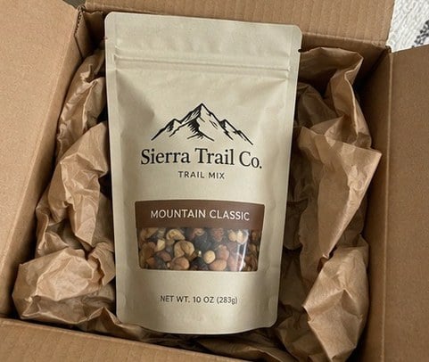 Ziplock bags with logo — customer photo